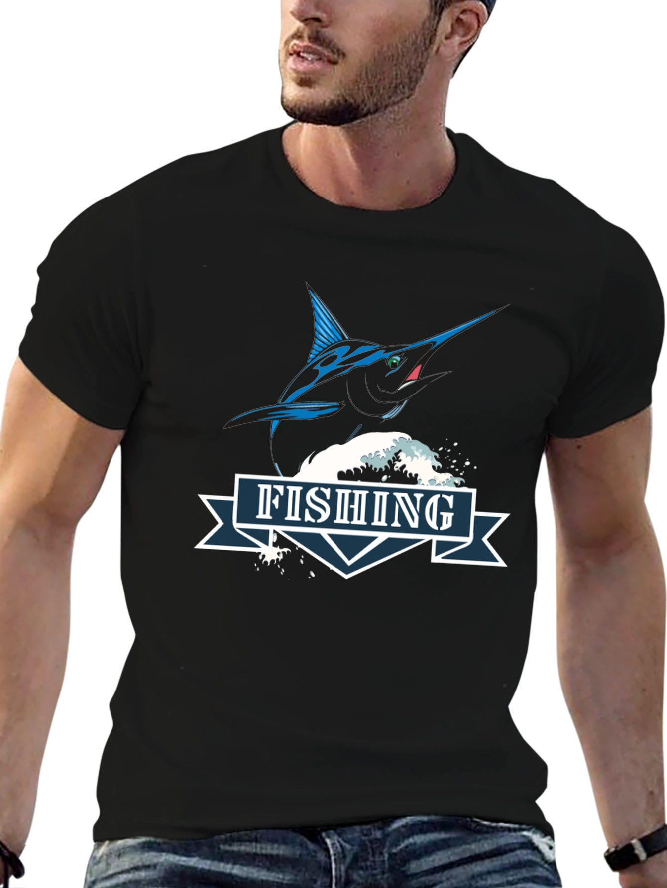 Fishing T-Shirt - Marlin Design