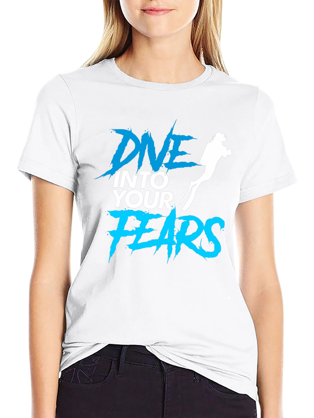 Dive Into Your Fears Graphic Tee