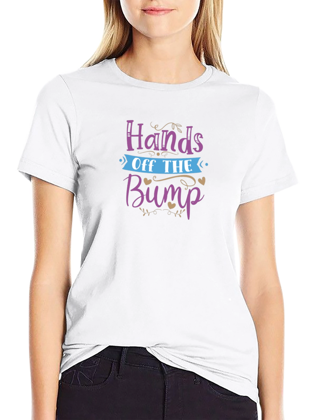 Hands Off the Bump T-Shirt - Pregnancy Tee
