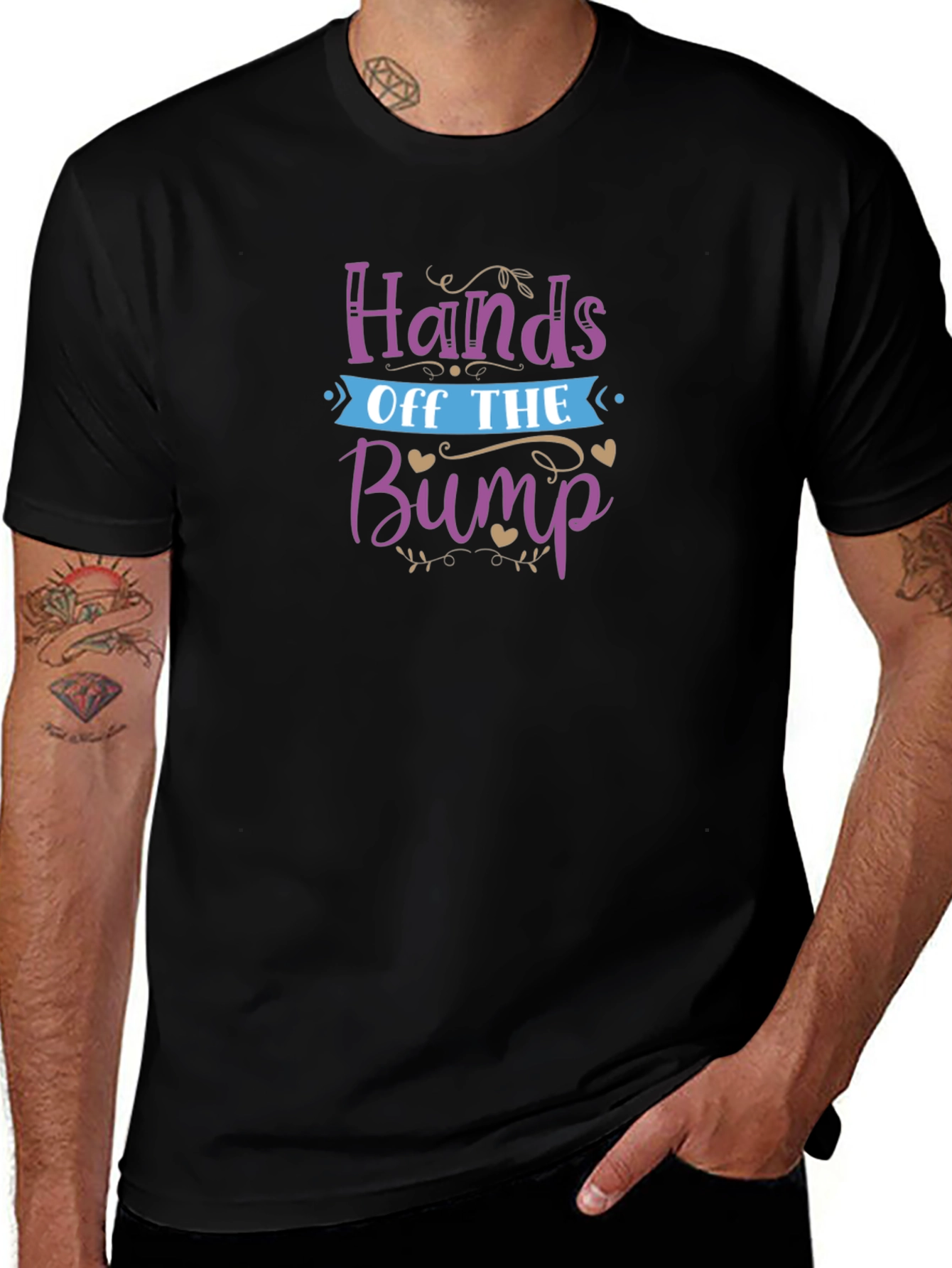 Hands Off the Bump T-Shirt - Pregnancy Tee