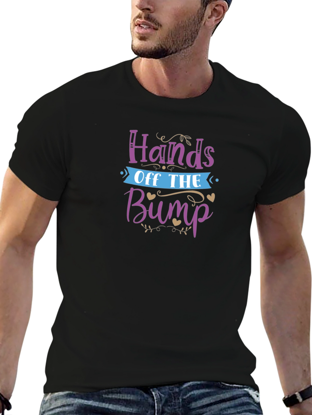 Hands Off the Bump T-Shirt - Pregnancy Tee