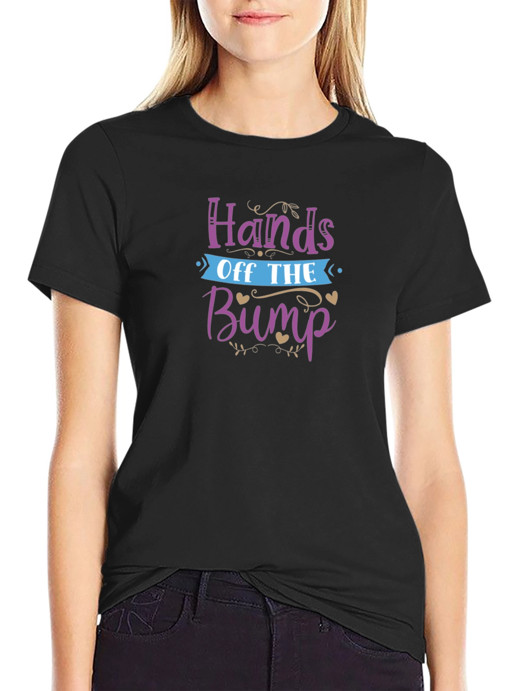 Hands Off the Bump T-Shirt - Pregnancy Tee