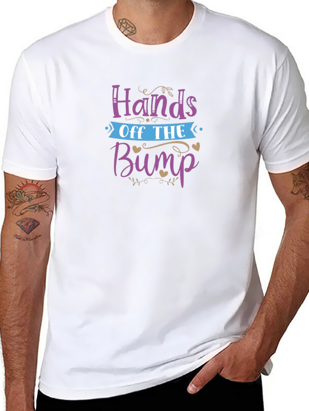 Hands Off the Bump T-Shirt - Pregnancy Tee