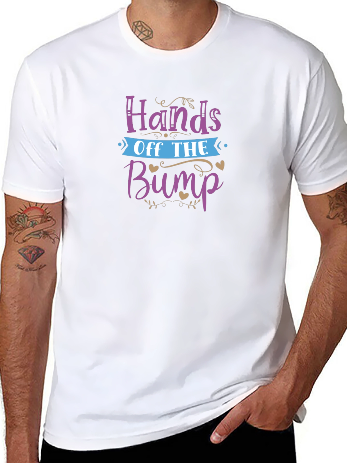 Hands Off the Bump T-Shirt - Pregnancy Tee