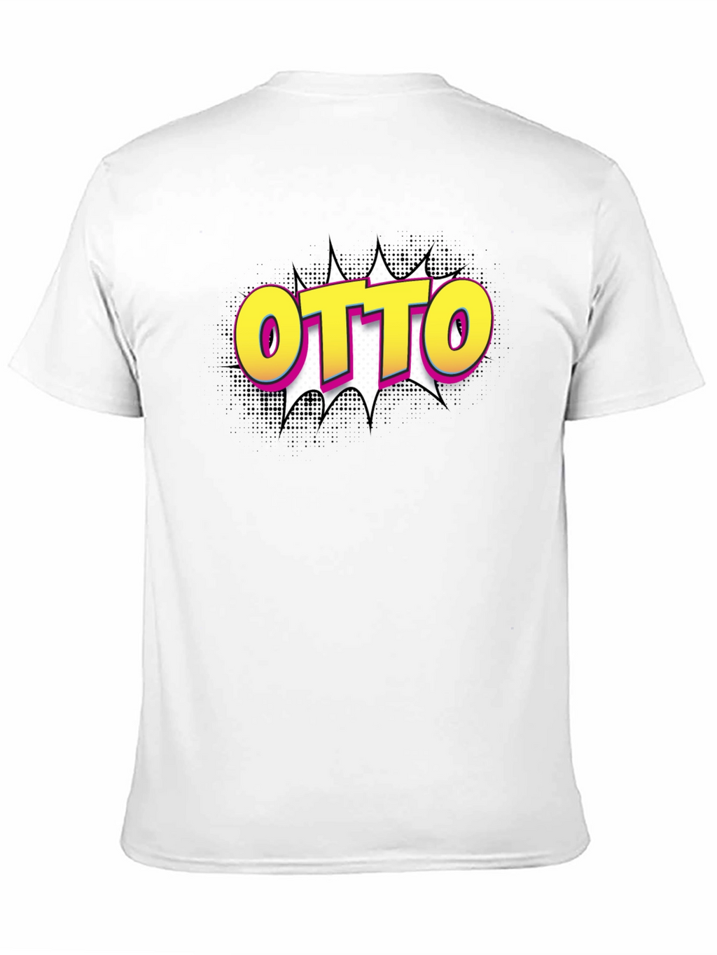 Otto Pop Art Graphic Black T-Shirt