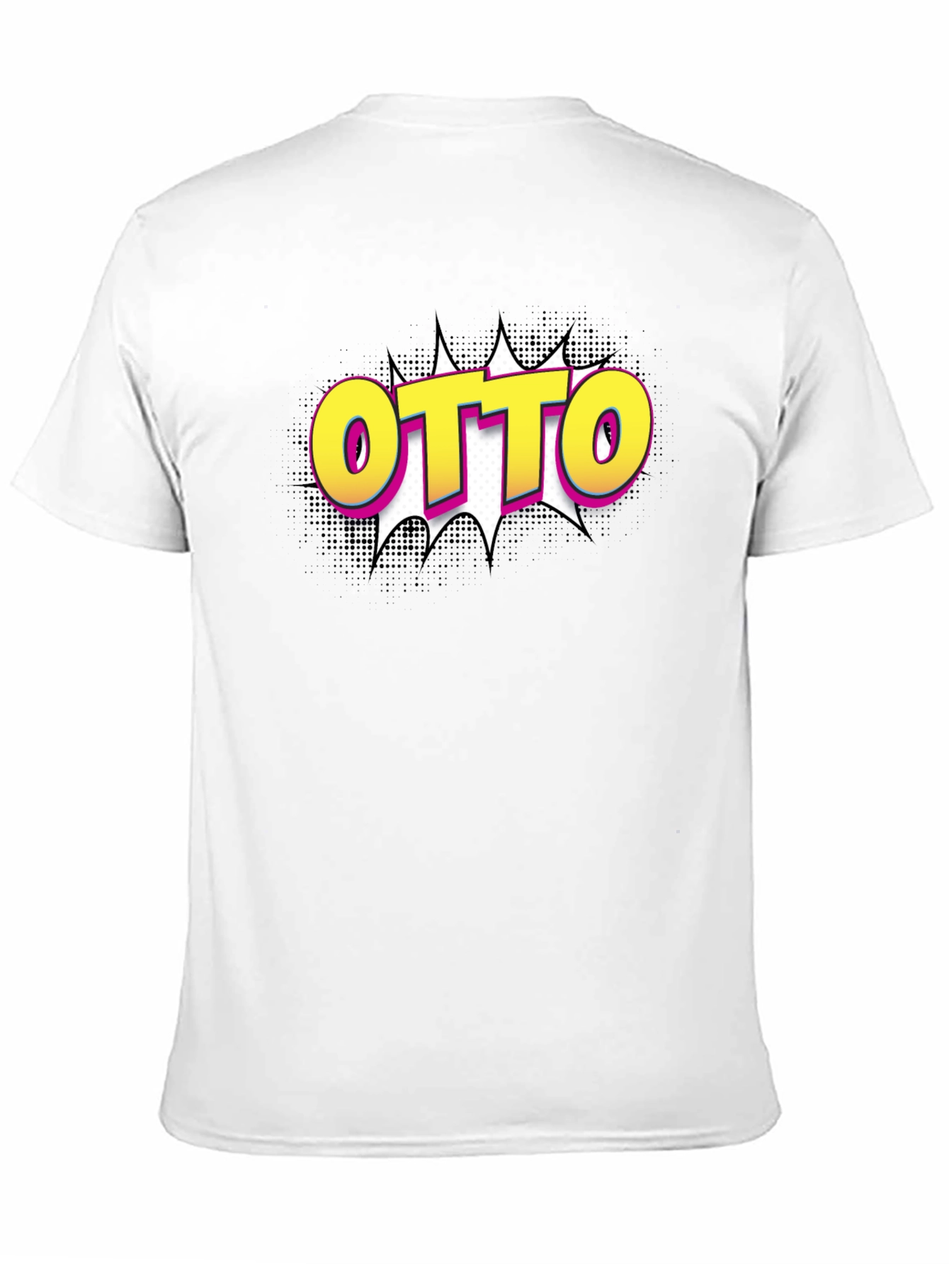 Otto Pop Art Graphic Black T-Shirt