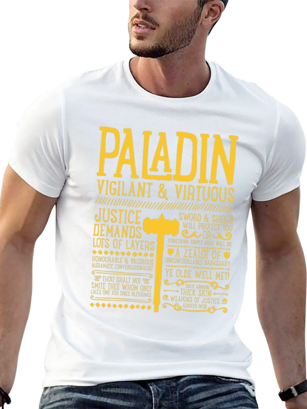 Paladin Vigilant & Virtuous Graphic Tee
