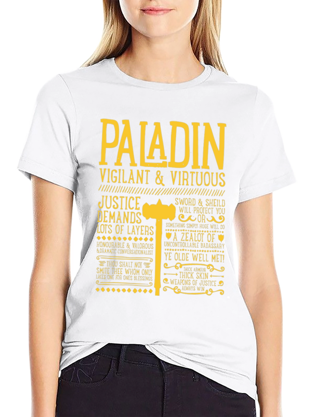 Paladin Vigilant & Virtuous Graphic Tee