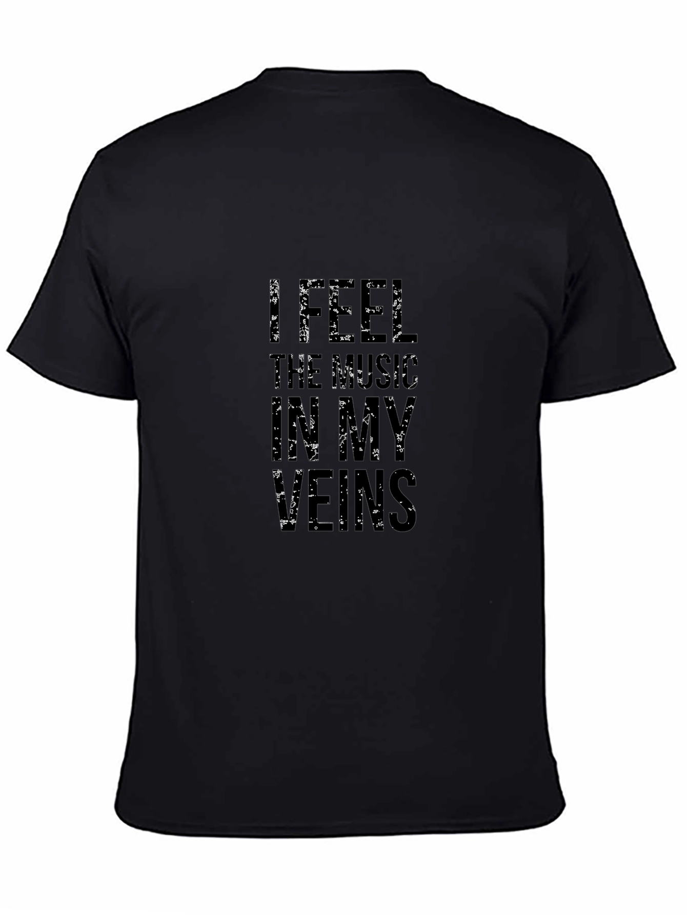 Music Lover Black Graphic Tee