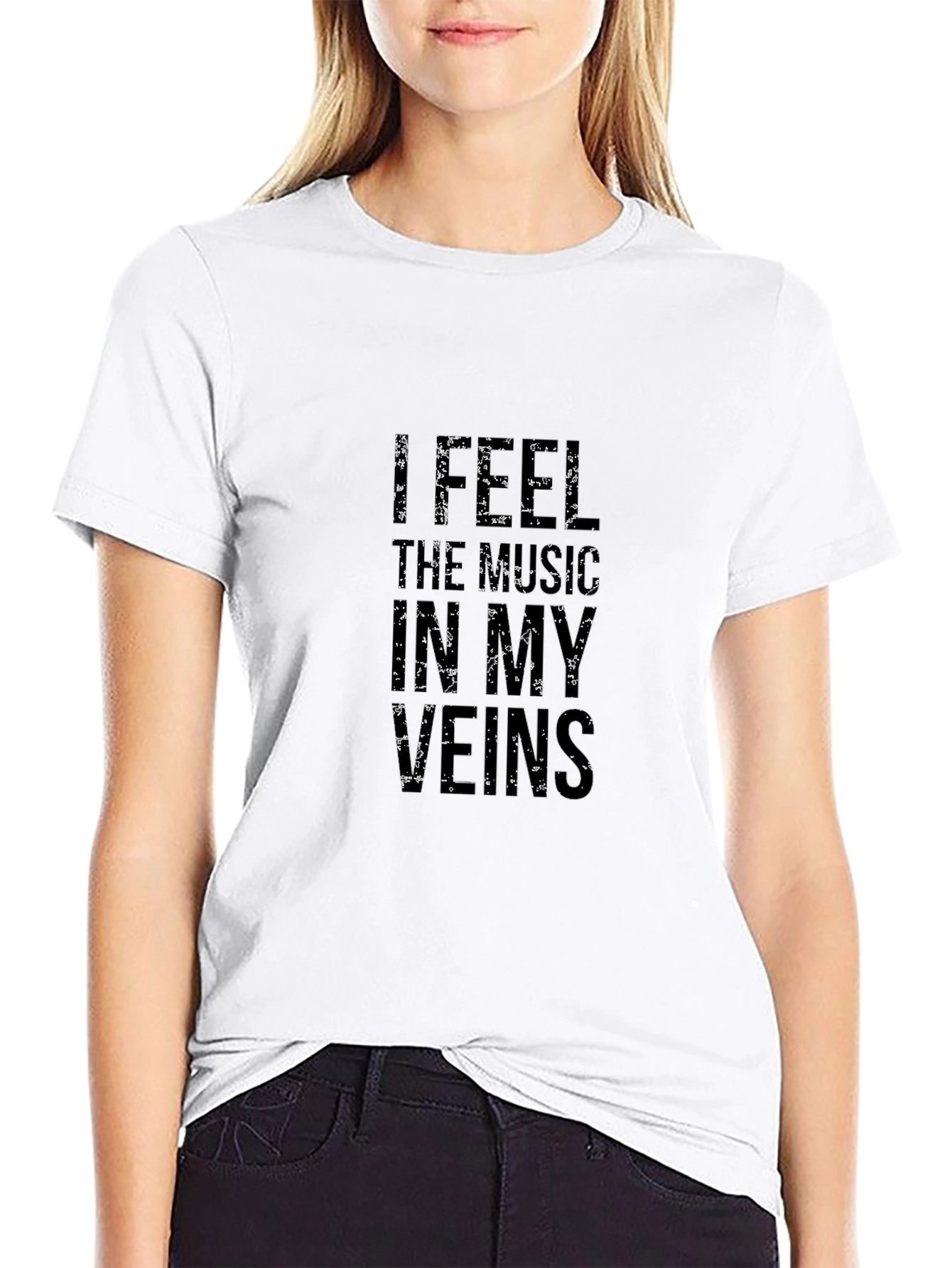 Music Lover Black Graphic Tee