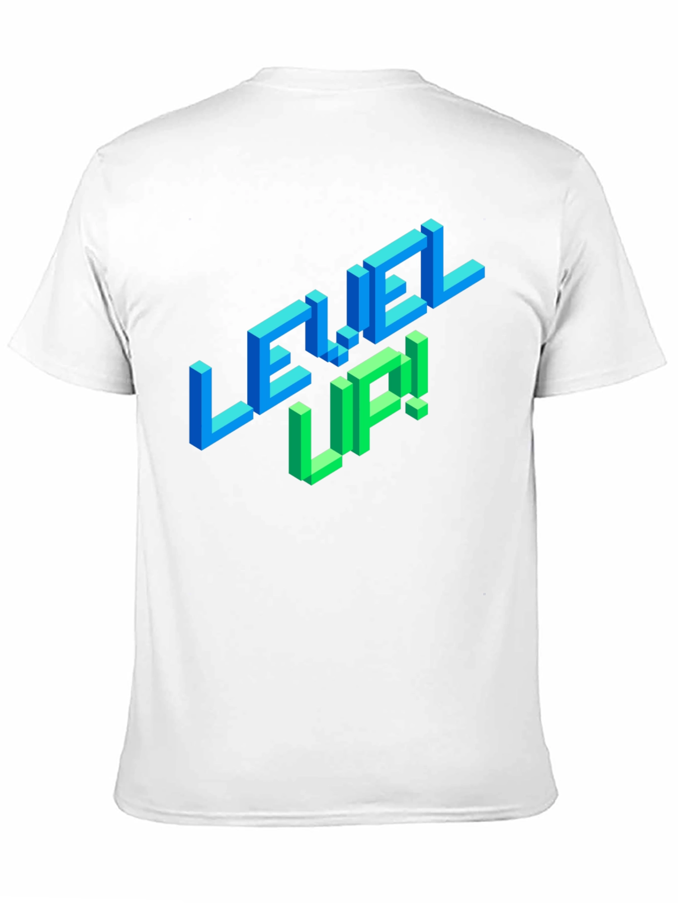 Level Up Black Graphic Tee for Gamers