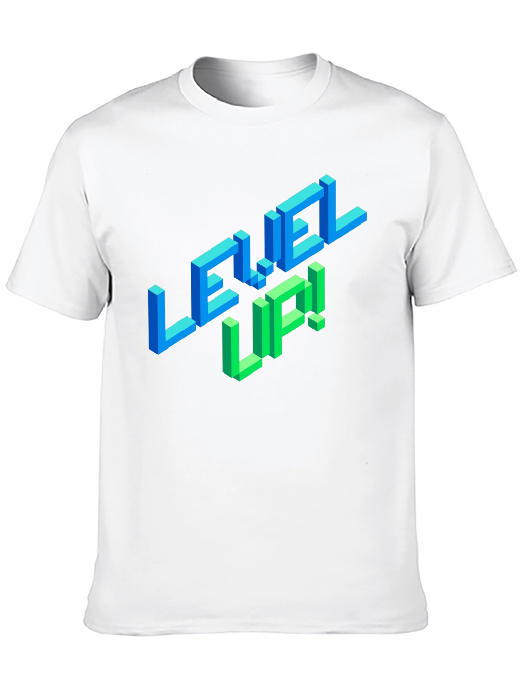 Level Up Black Graphic Tee for Gamers
