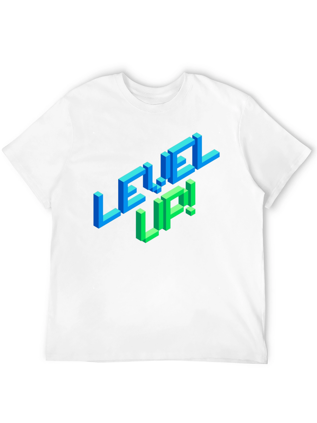 Level Up Black Graphic Tee for Gamers