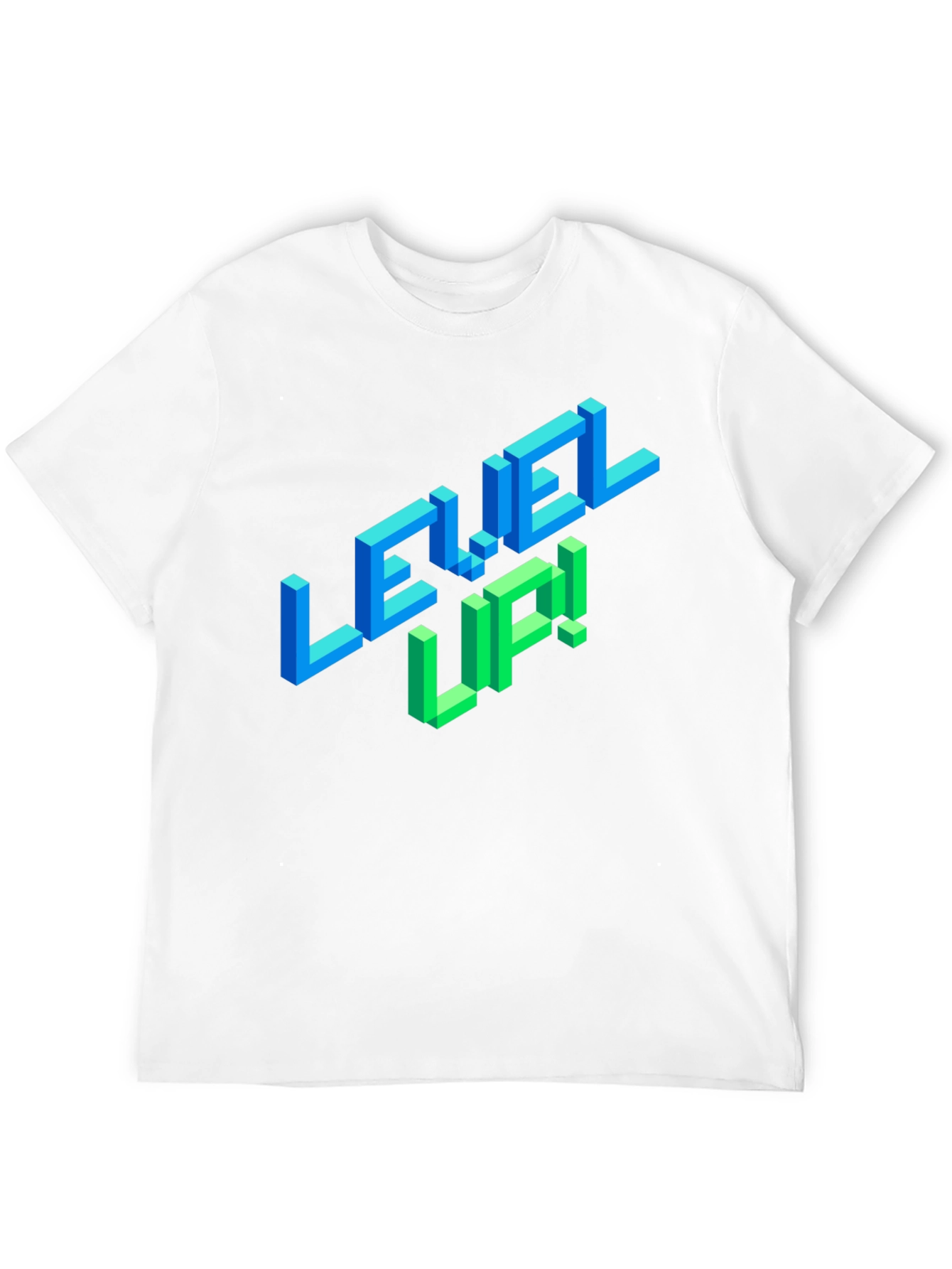 Level Up Black Graphic Tee for Gamers