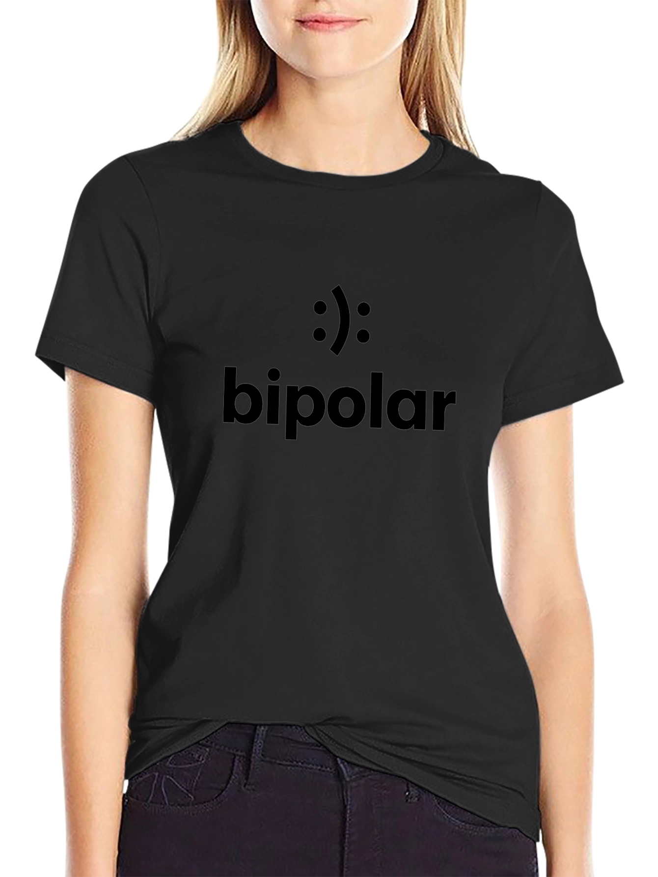 Bipolar Graphic T-Shirt - Dark Humor Tee