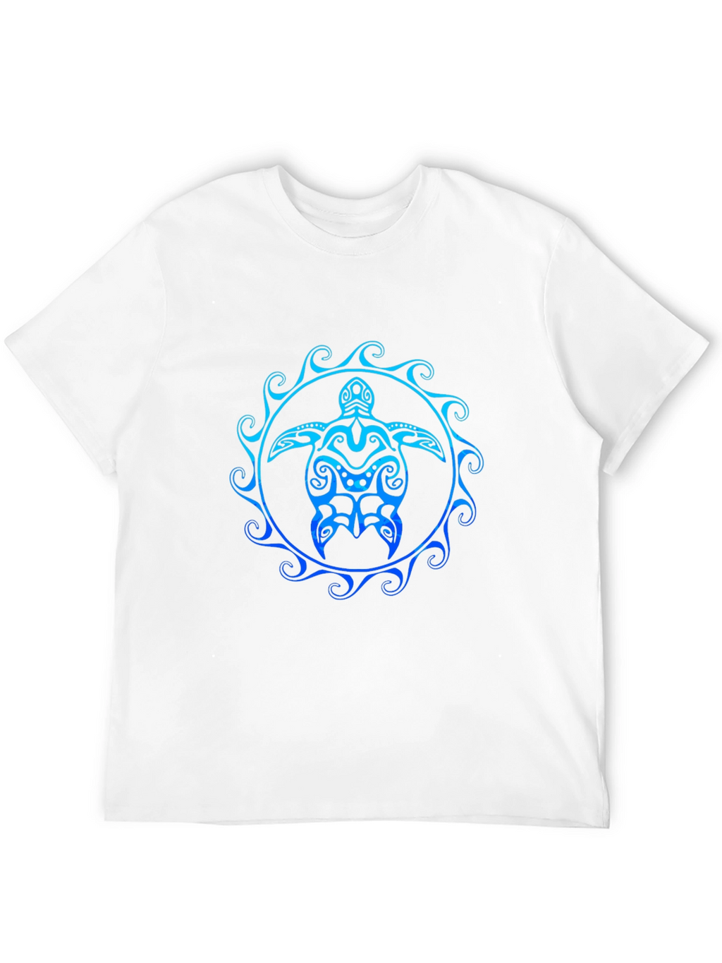 Tribal Turtle Graphic Tee - Black