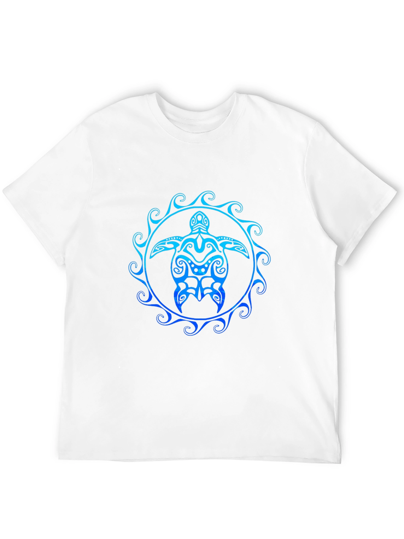 Tribal Turtle Graphic Tee - Black