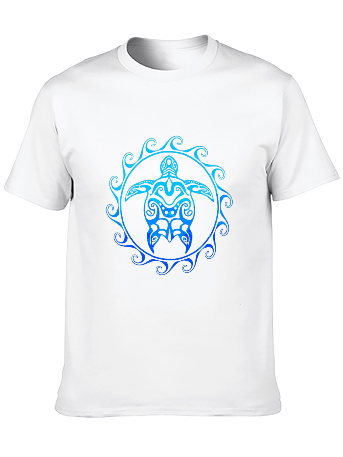 Tribal Turtle Graphic Tee - Black