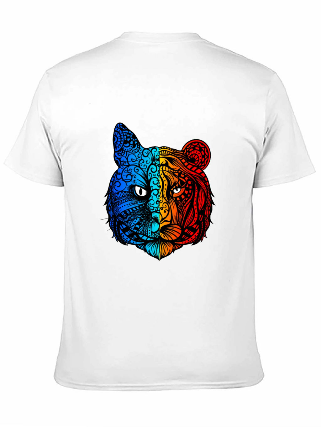 Vibrant Tiger Graphic Tee - Unique Animal Design