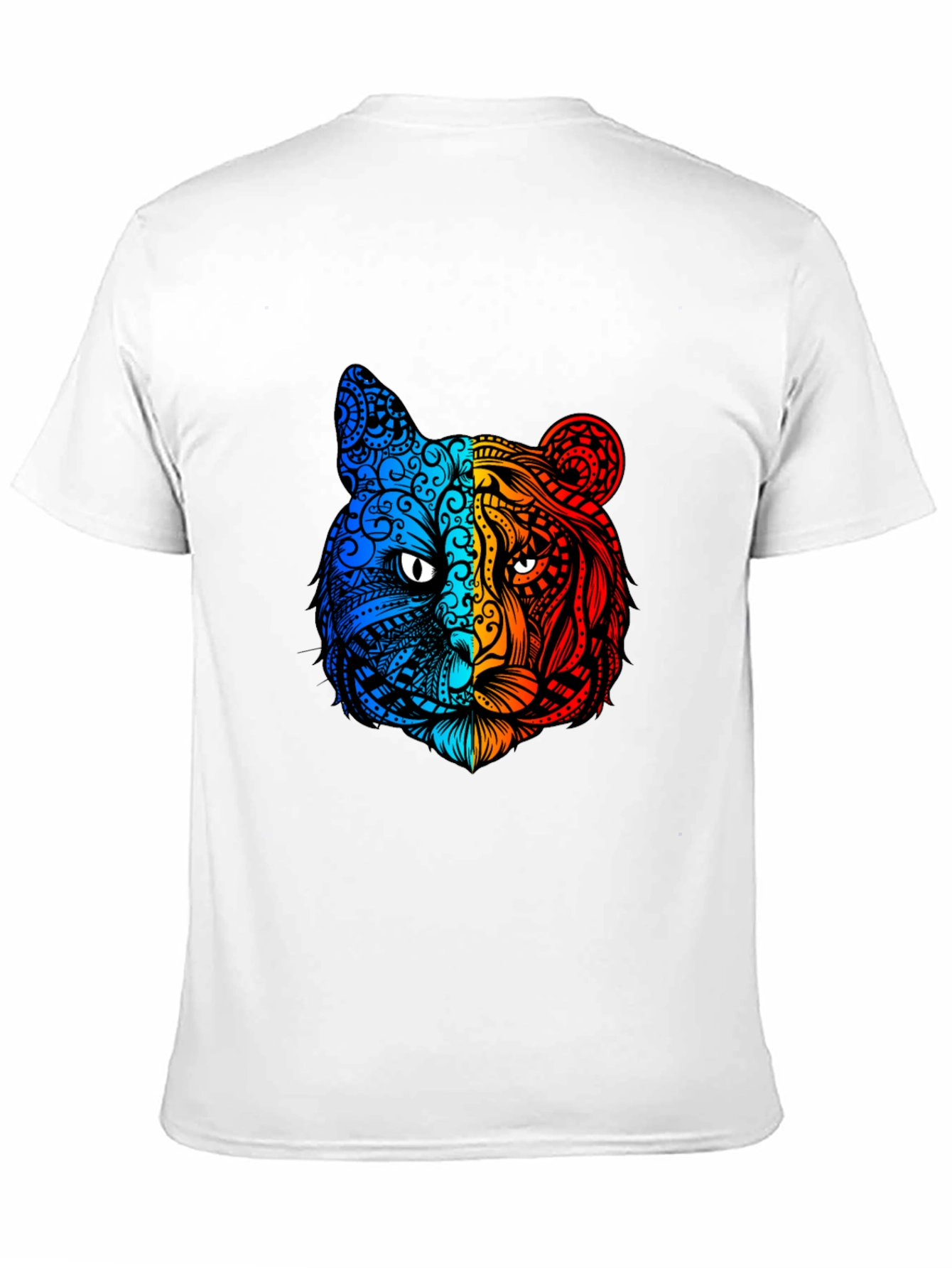 Vibrant Tiger Graphic Tee - Unique Animal Design