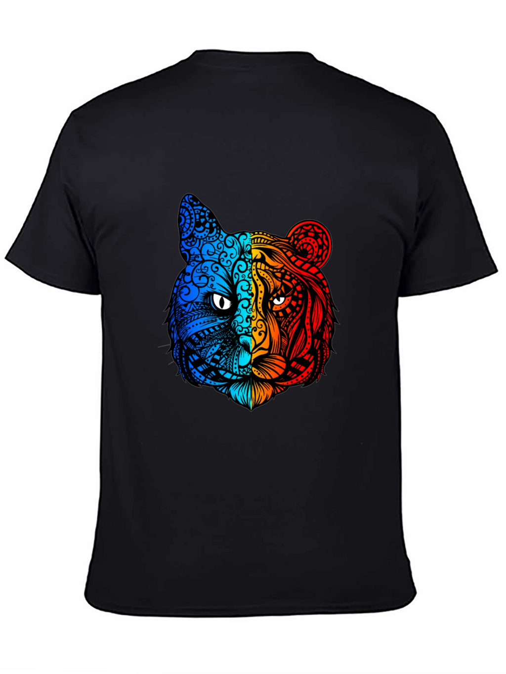 Vibrant Tiger Graphic Tee - Unique Animal Design