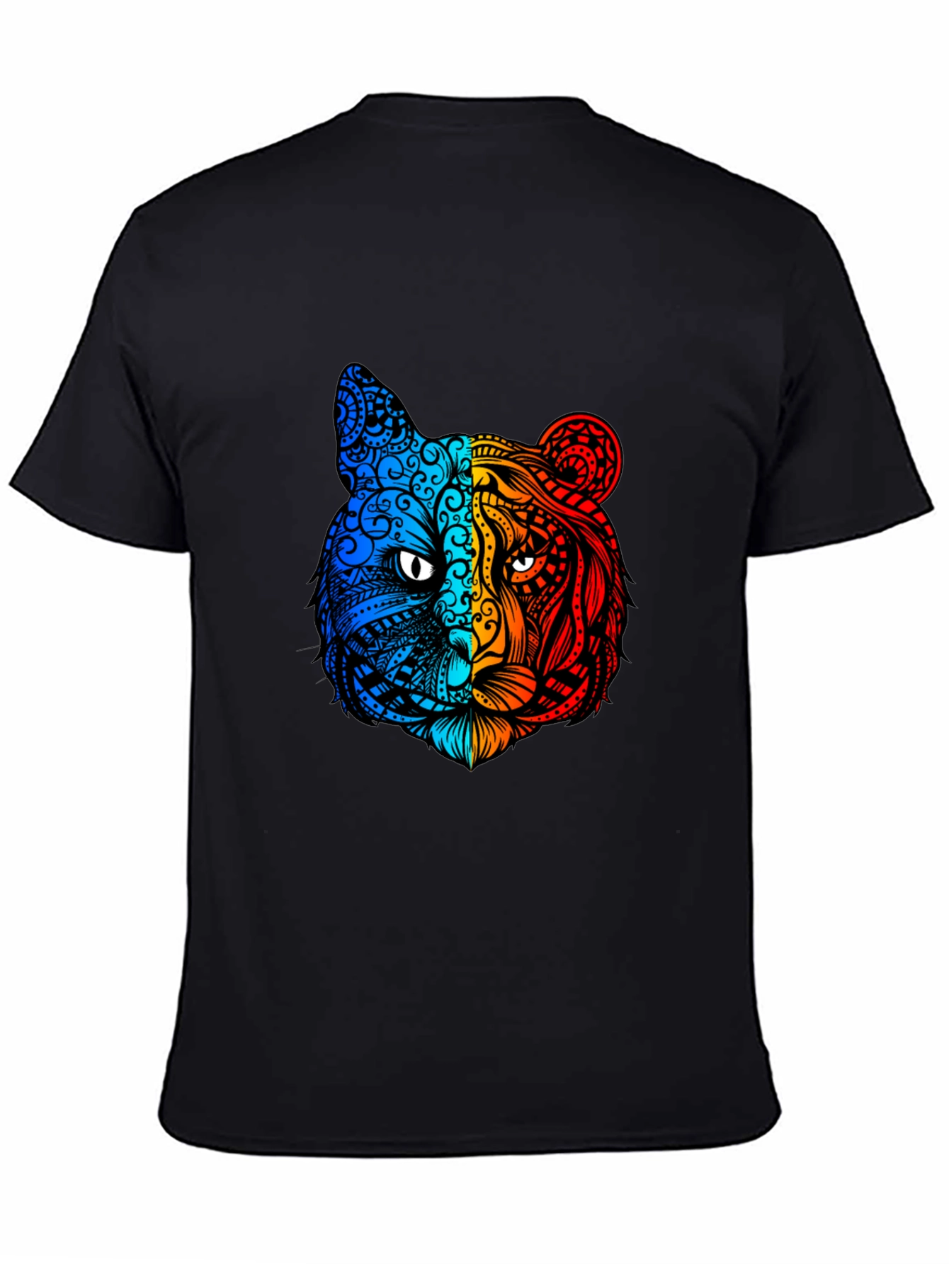 Vibrant Tiger Graphic Tee - Unique Animal Design