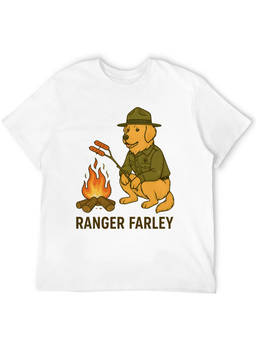 Ranger Farley Dog T-Shirt - Camping Adventure