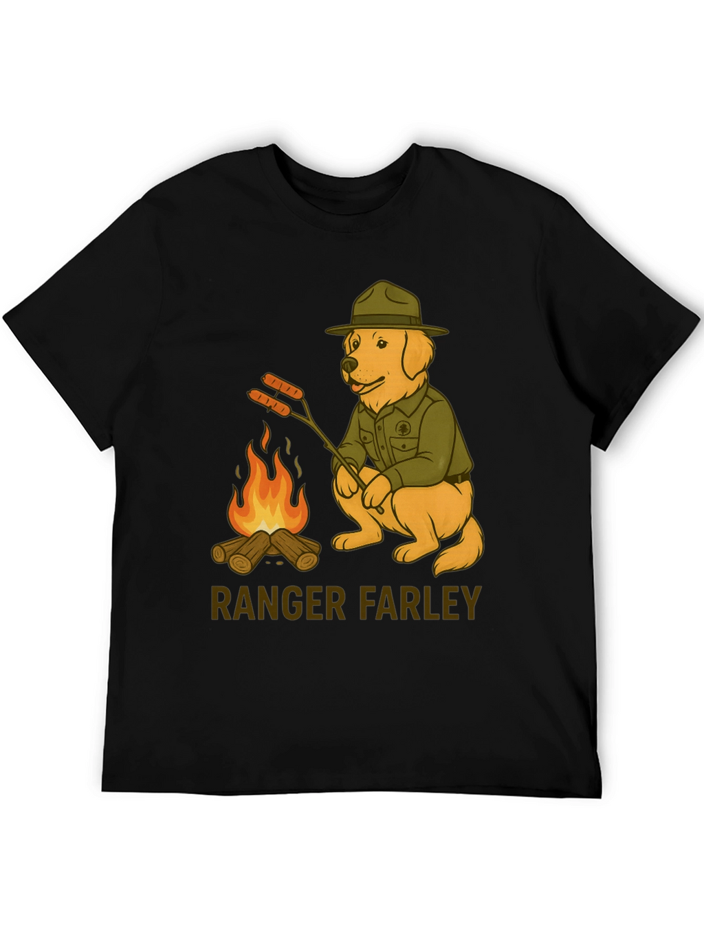 Ranger Farley Dog T-Shirt - Camping Adventure