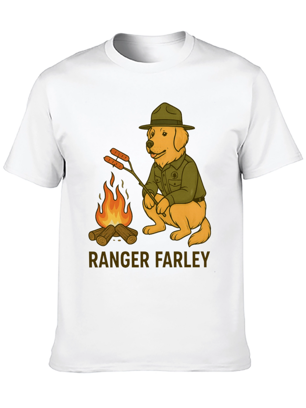 Ranger Farley Dog T-Shirt - Camping Adventure
