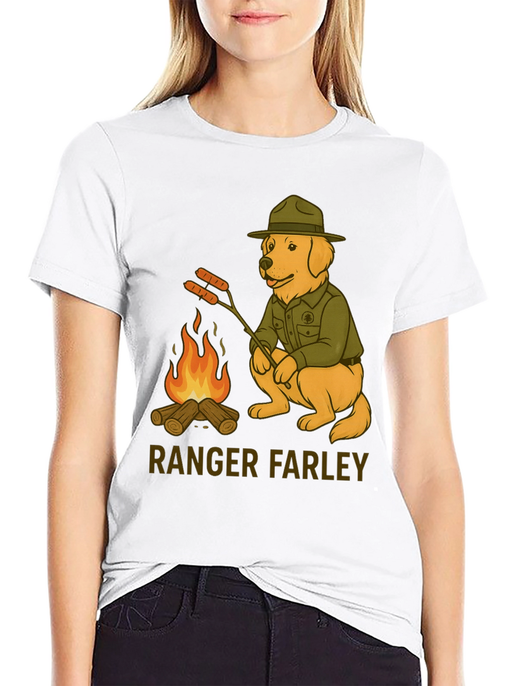 Ranger Farley Dog T-Shirt - Camping Adventure