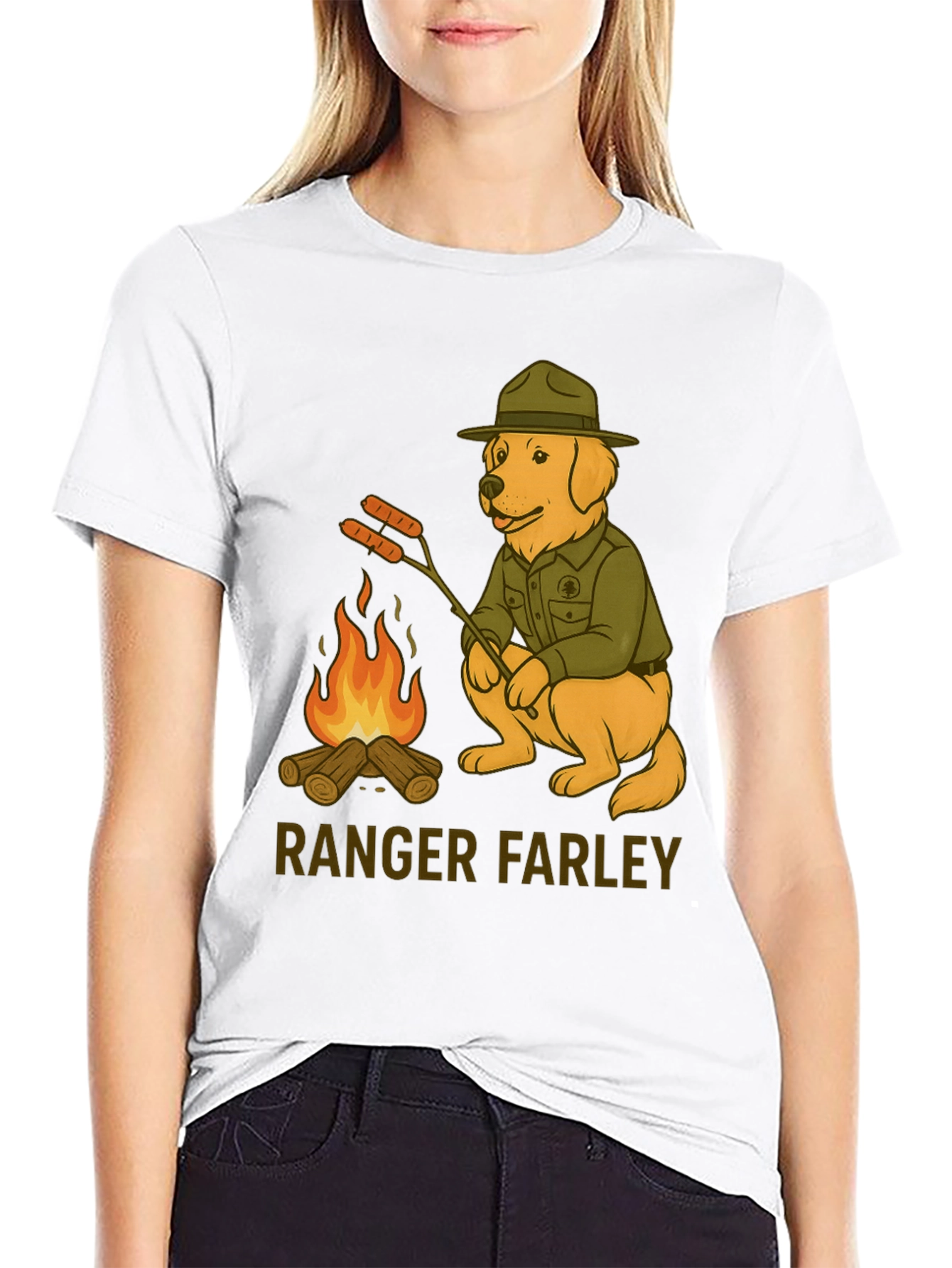 Ranger Farley Dog T-Shirt - Camping Adventure