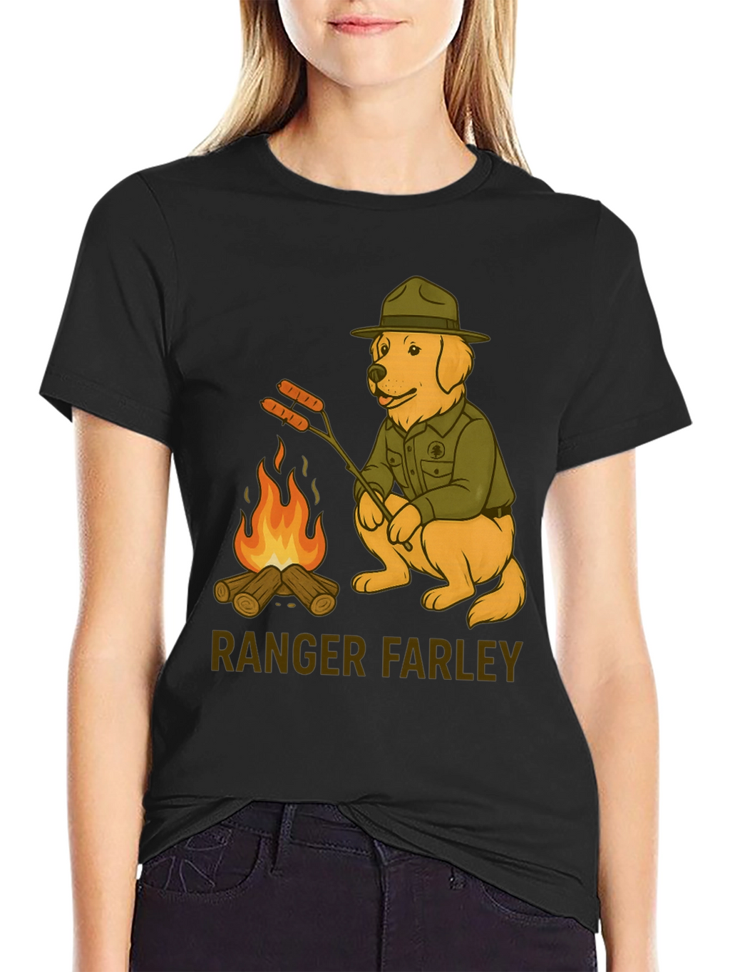 Ranger Farley Dog T-Shirt - Camping Adventure