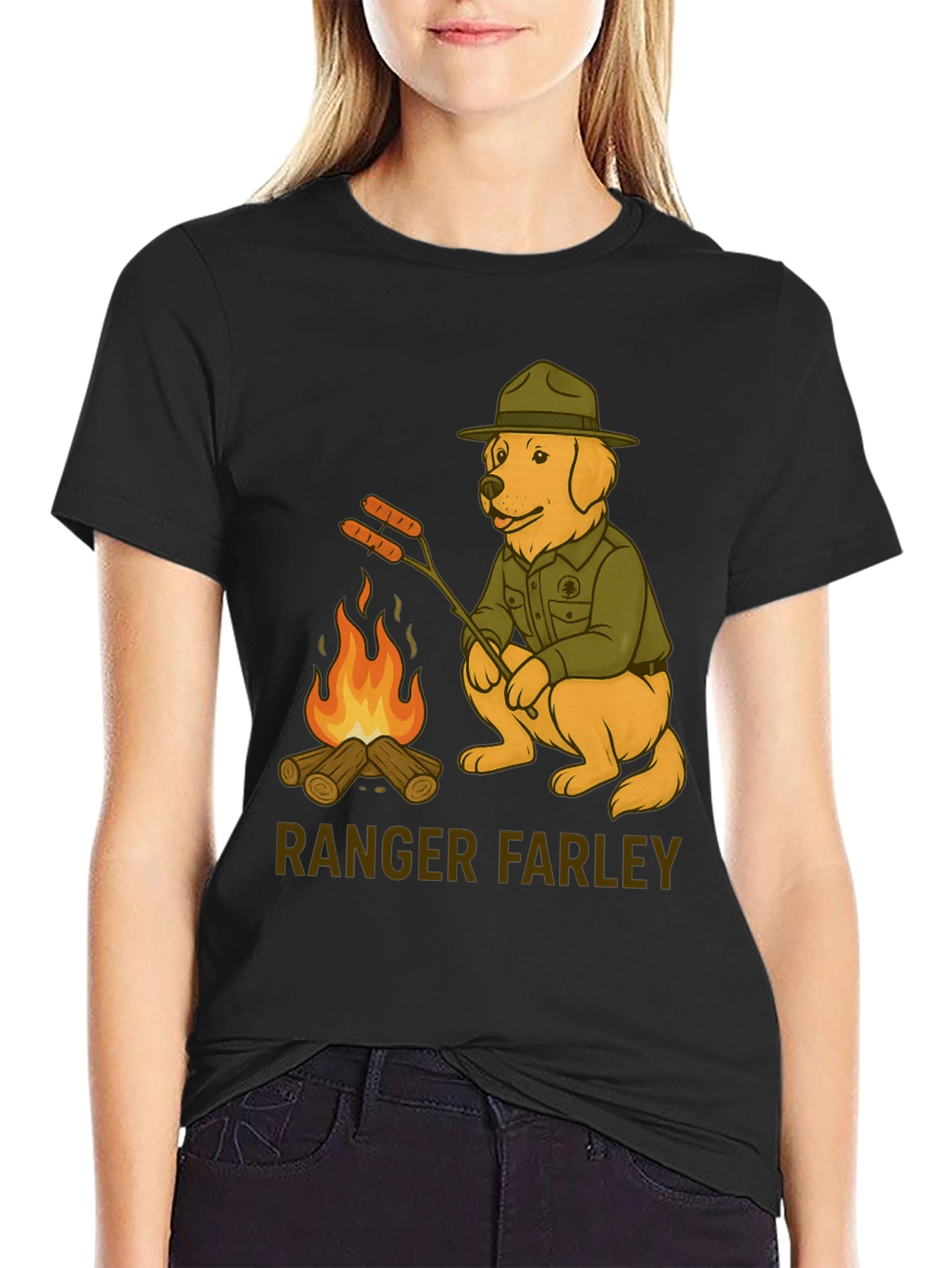 Ranger Farley Dog T-Shirt - Camping Adventure