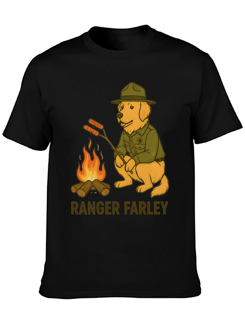 Ranger Farley Dog T-Shirt - Camping Adventure
