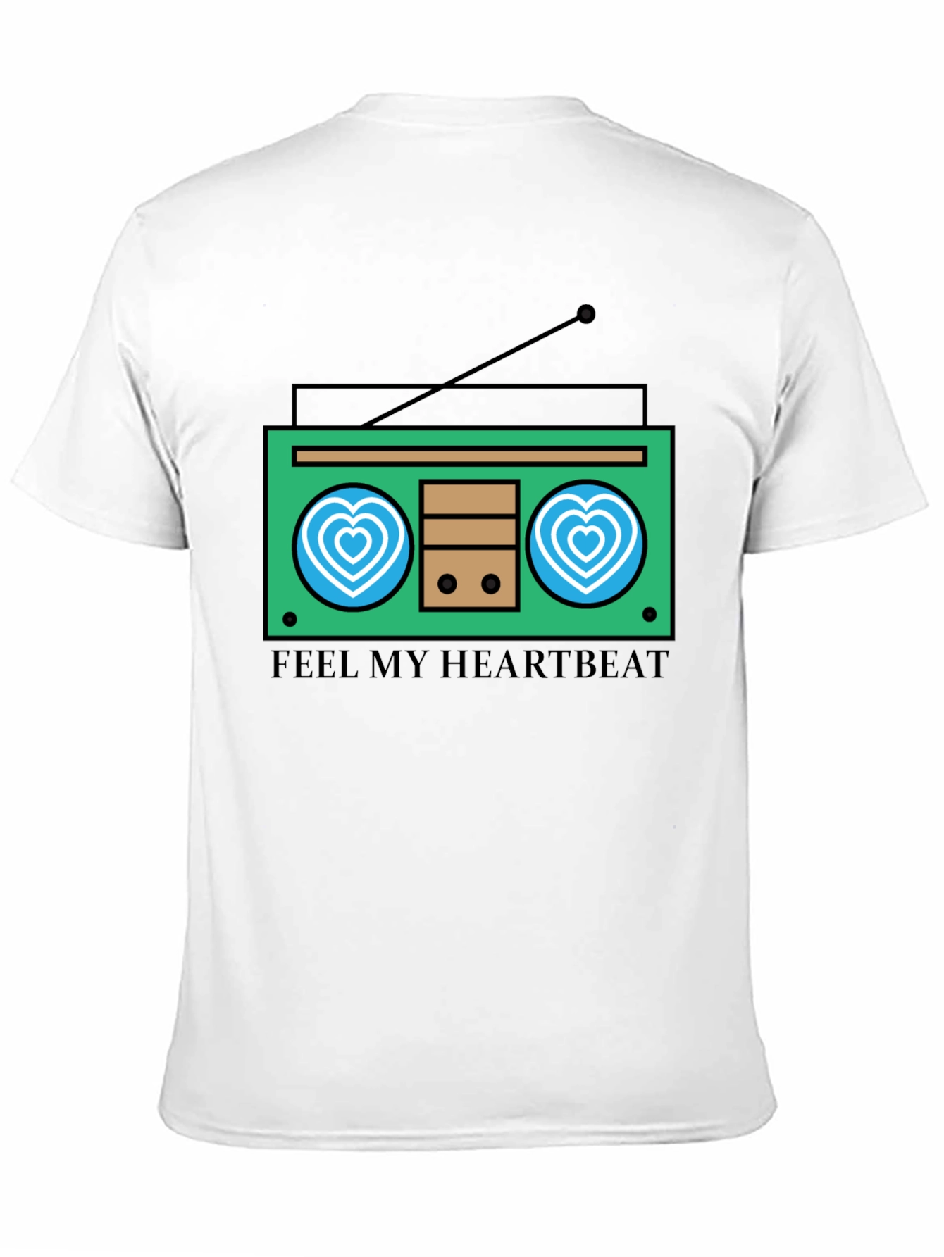 Heartbeat Radio Graphic Tee - Feel the Music!