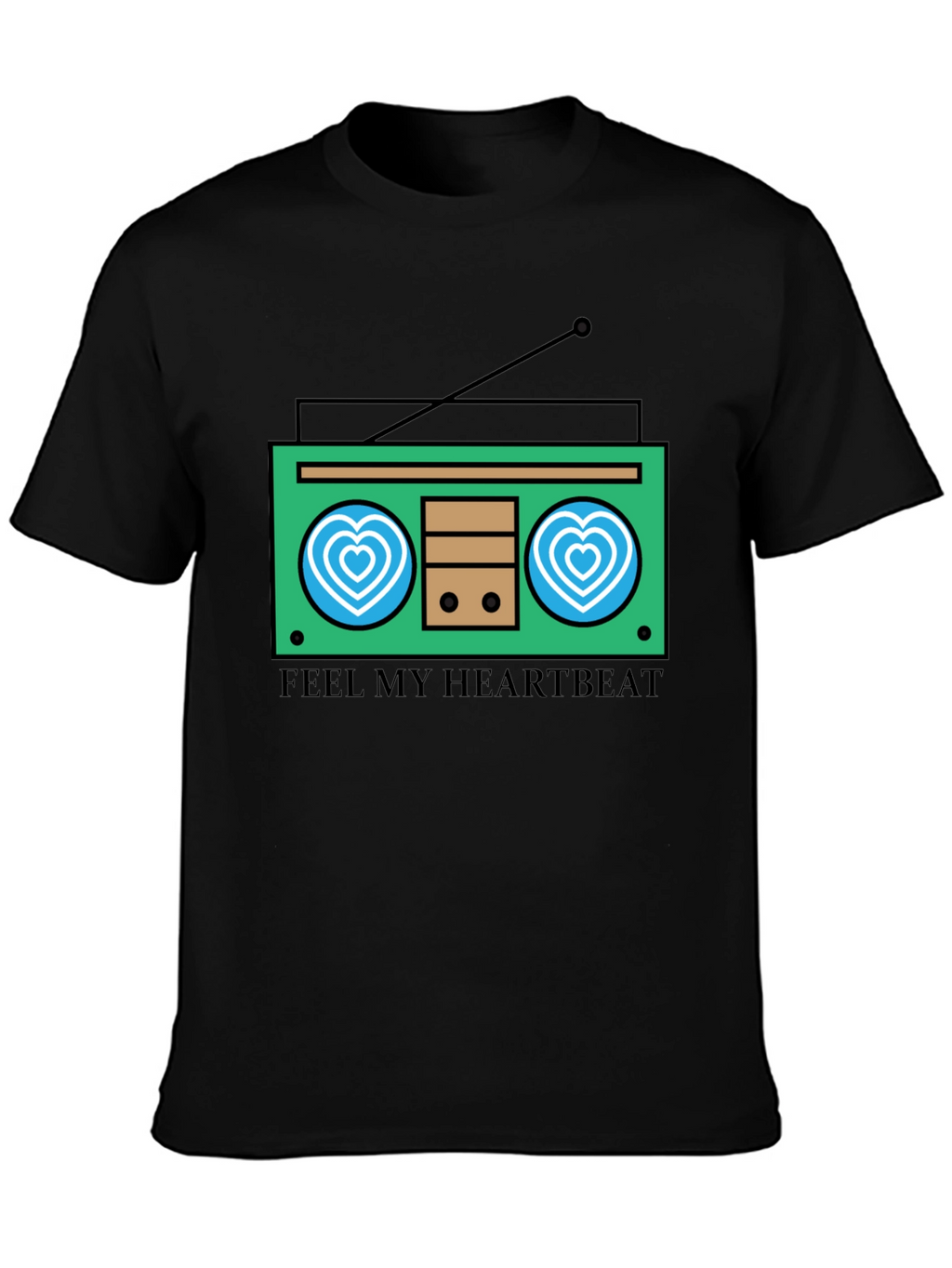 Heartbeat Radio Graphic Tee - Feel the Music!