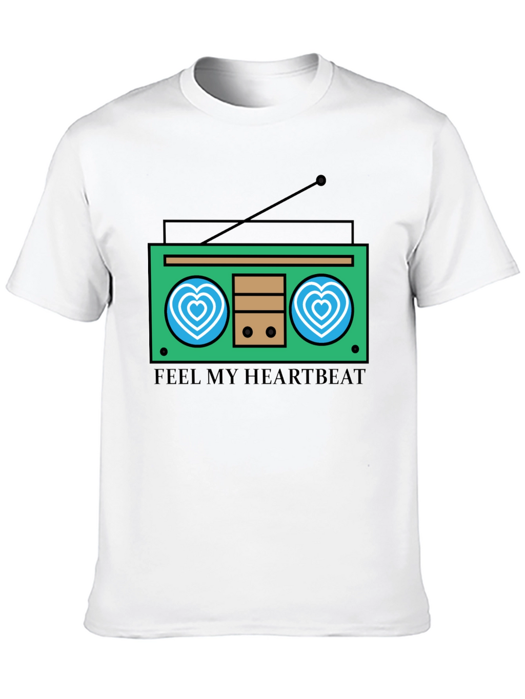 Heartbeat Radio Graphic Tee - Feel the Music!