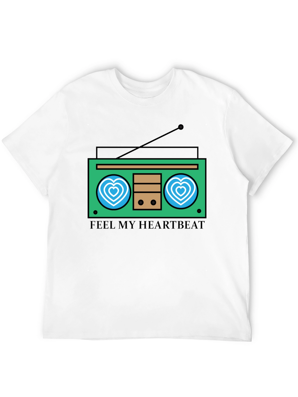 Heartbeat Radio Graphic Tee - Feel the Music!