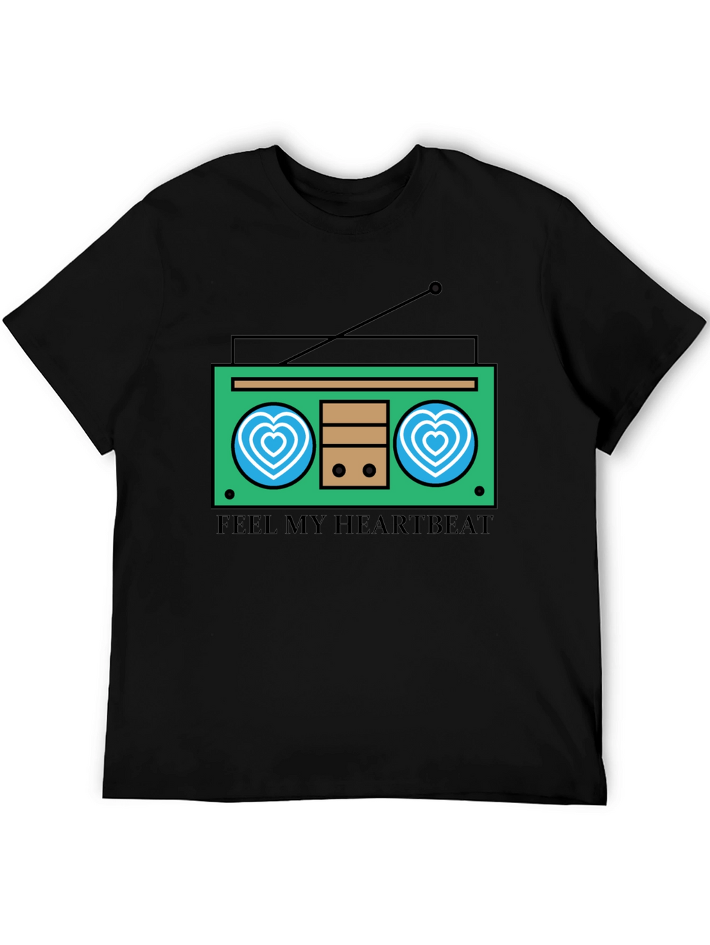 Heartbeat Radio Graphic Tee - Feel the Music!