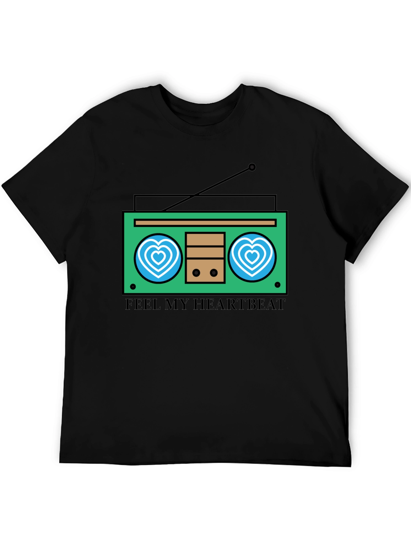 Heartbeat Radio Graphic Tee - Feel the Music!