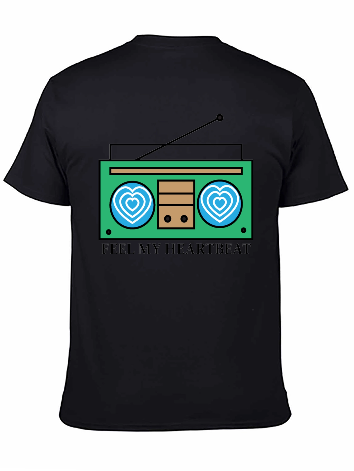 Heartbeat Radio Graphic Tee - Feel the Music!