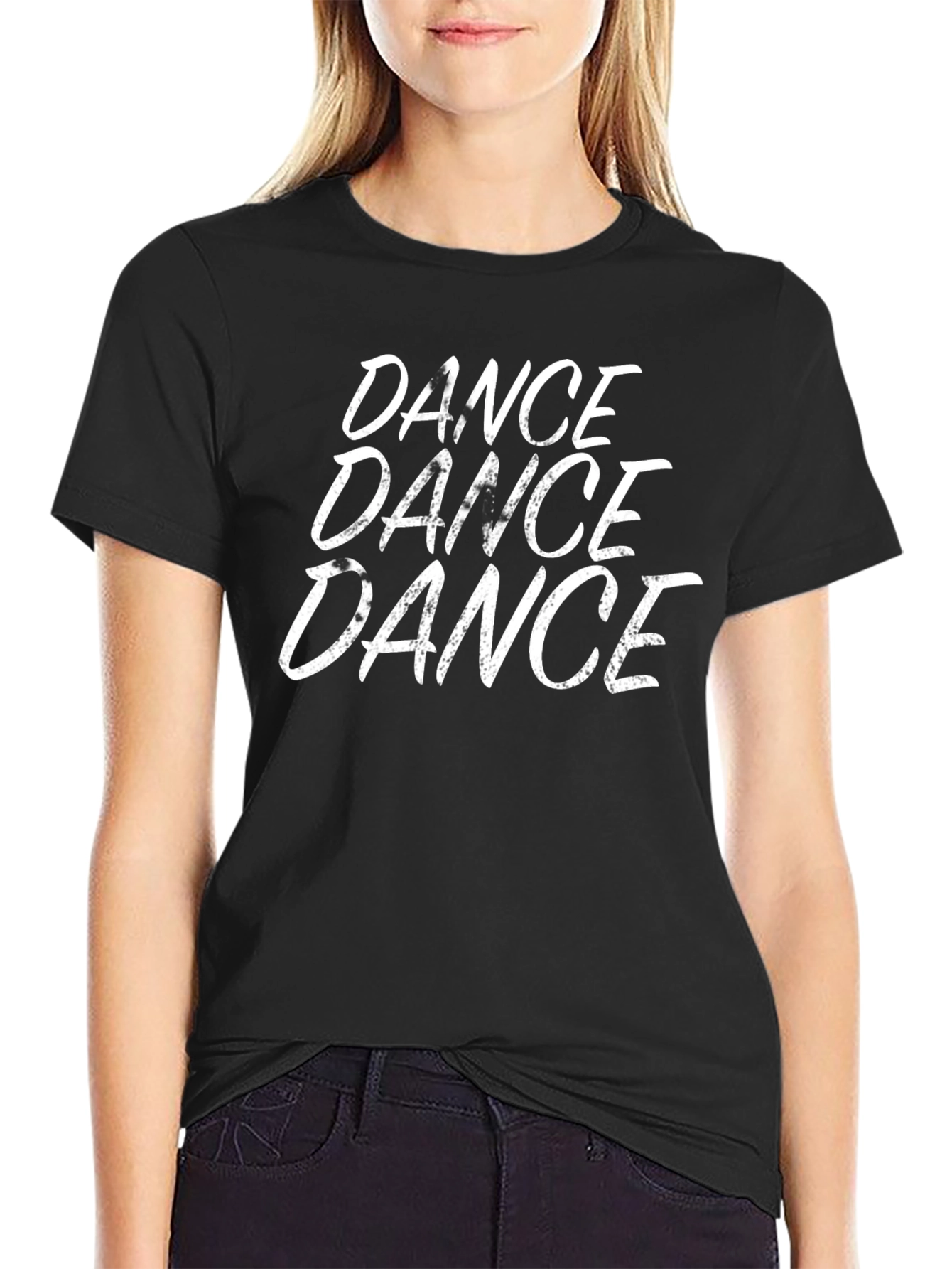Dance Dance Dance T-Shirt - Black Cotton Tee