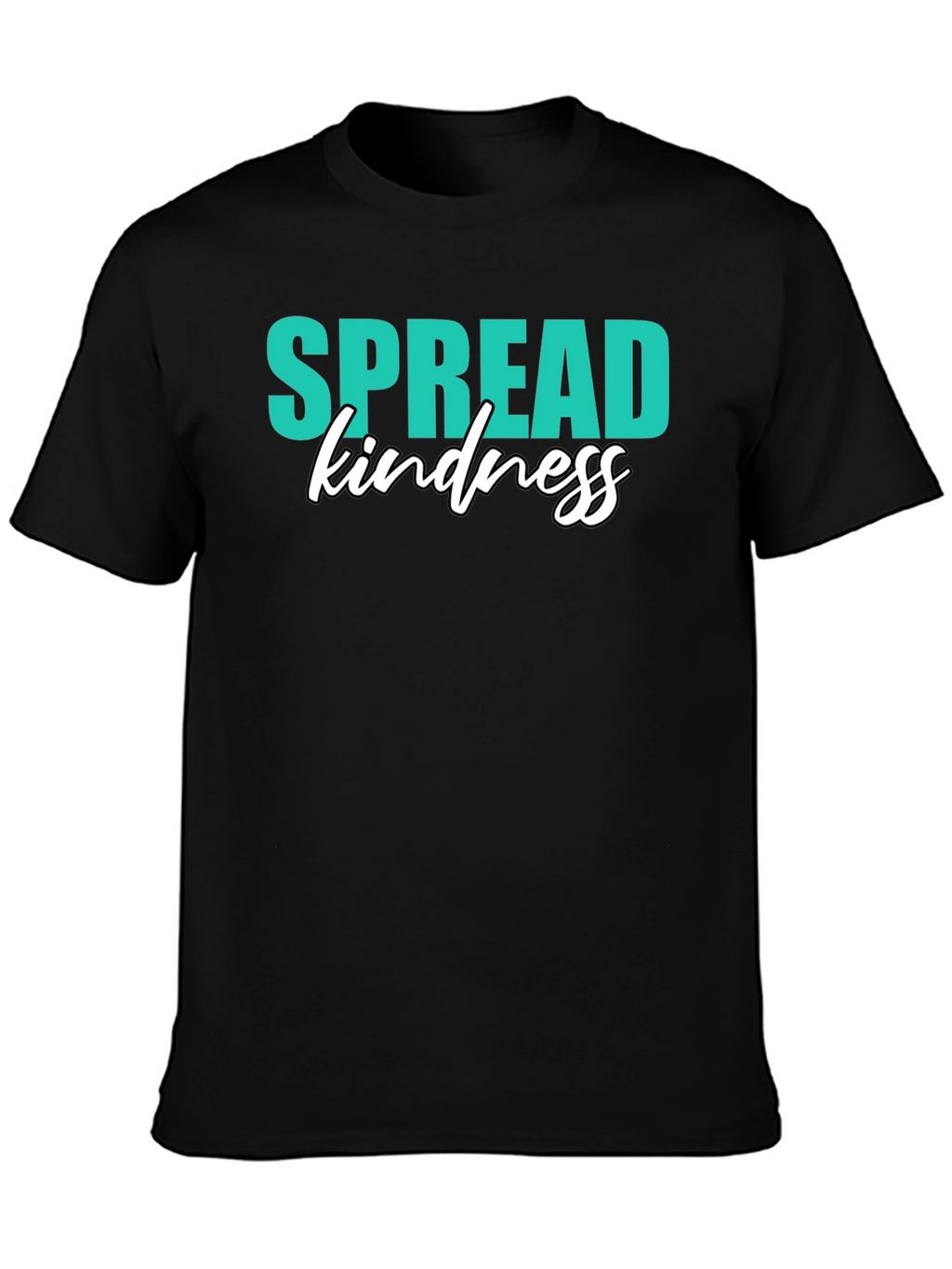 Spread Kindness Graphic Tee - Black