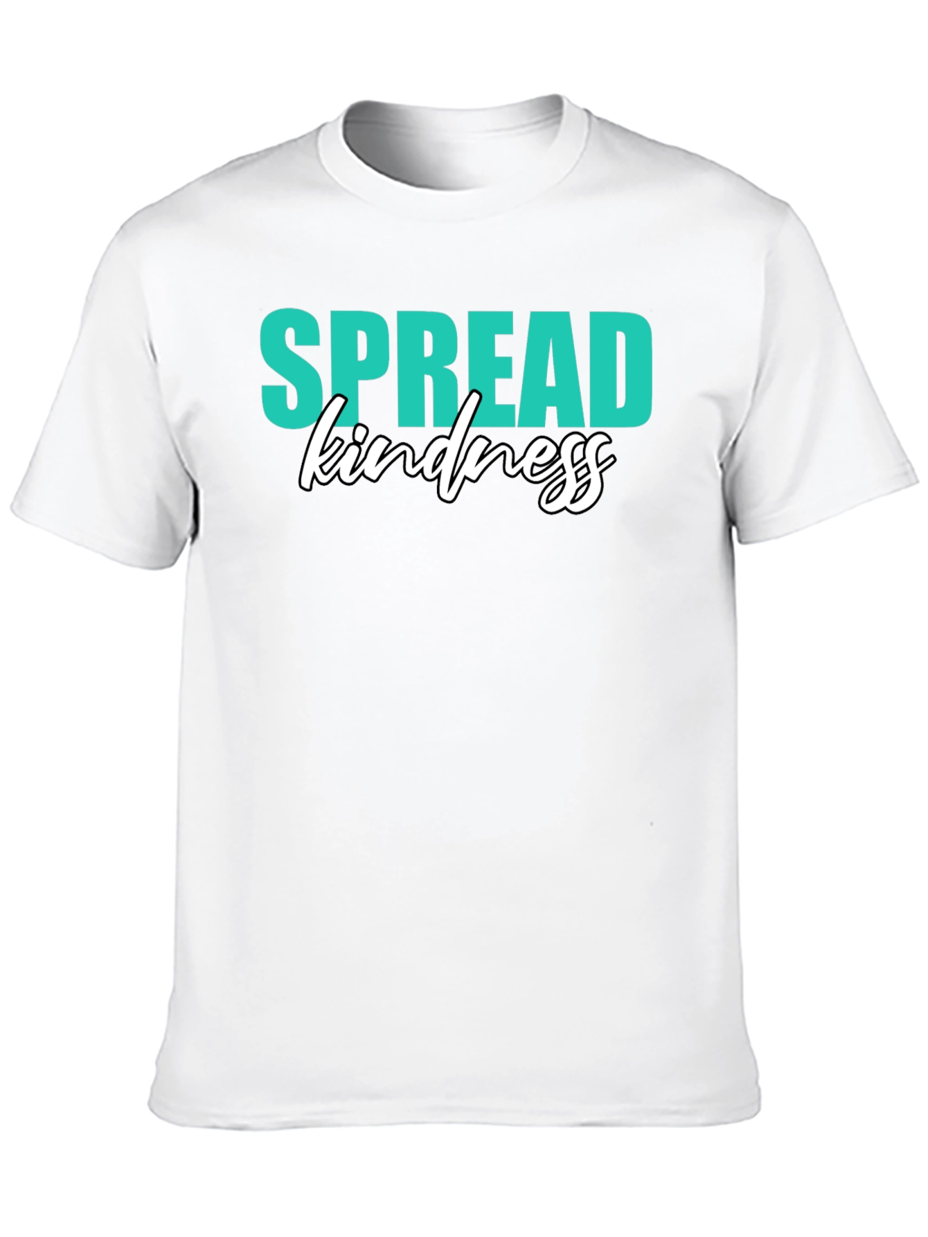 Spread Kindness Graphic Tee - Black