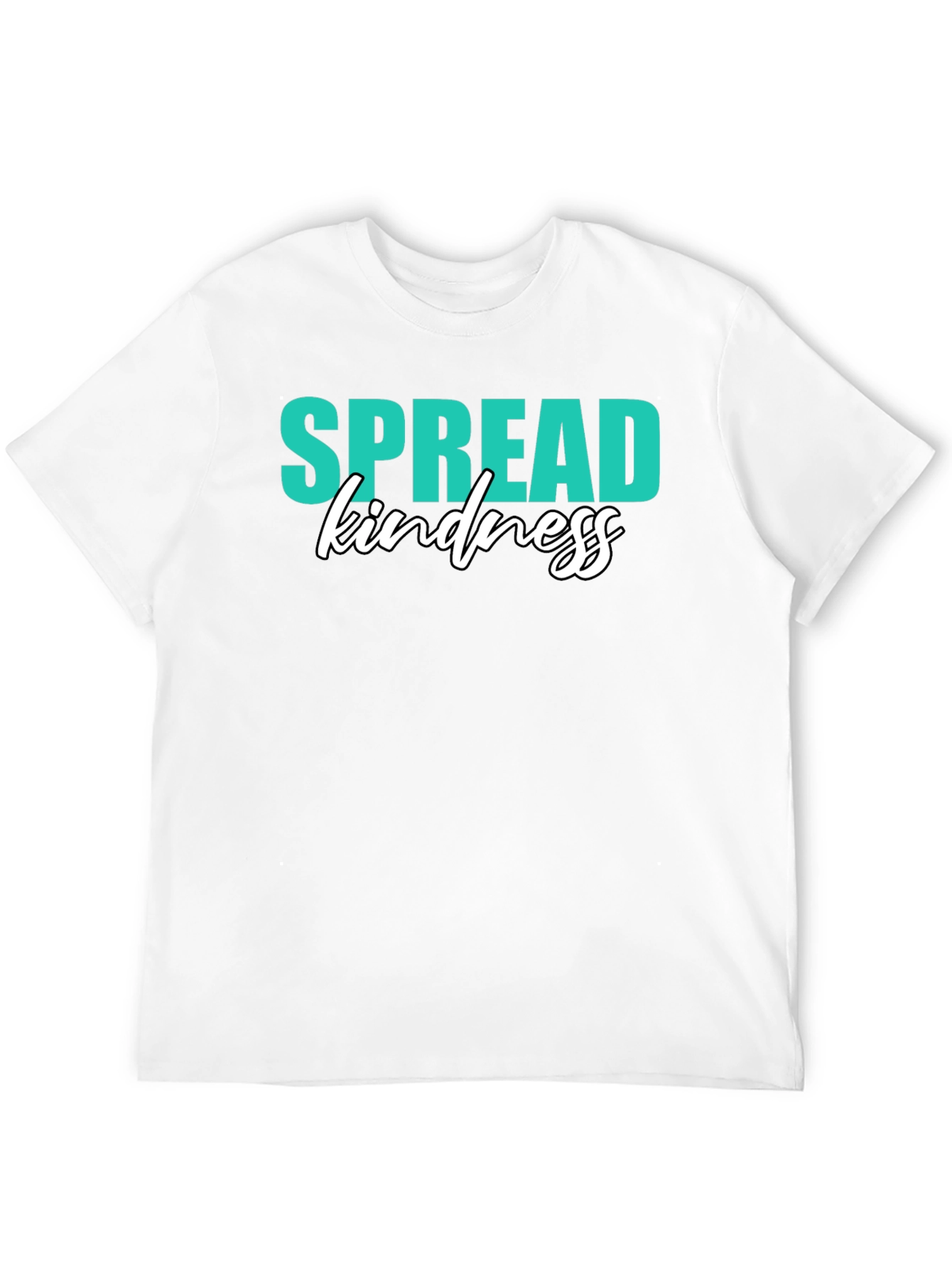 Spread Kindness Graphic Tee - Black