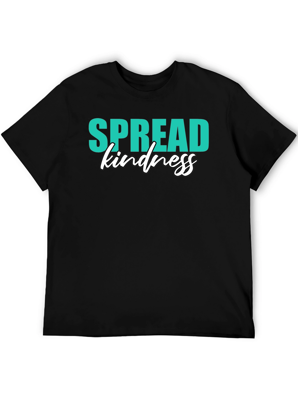 Spread Kindness Graphic Tee - Black