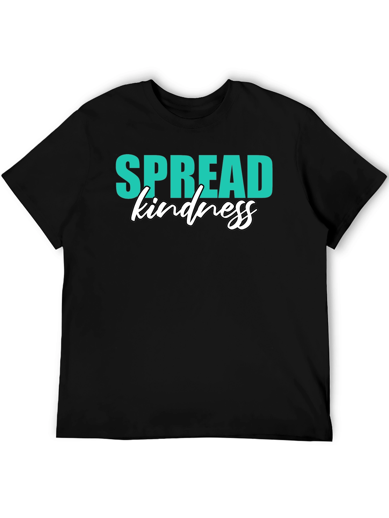 Spread Kindness Graphic Tee - Black