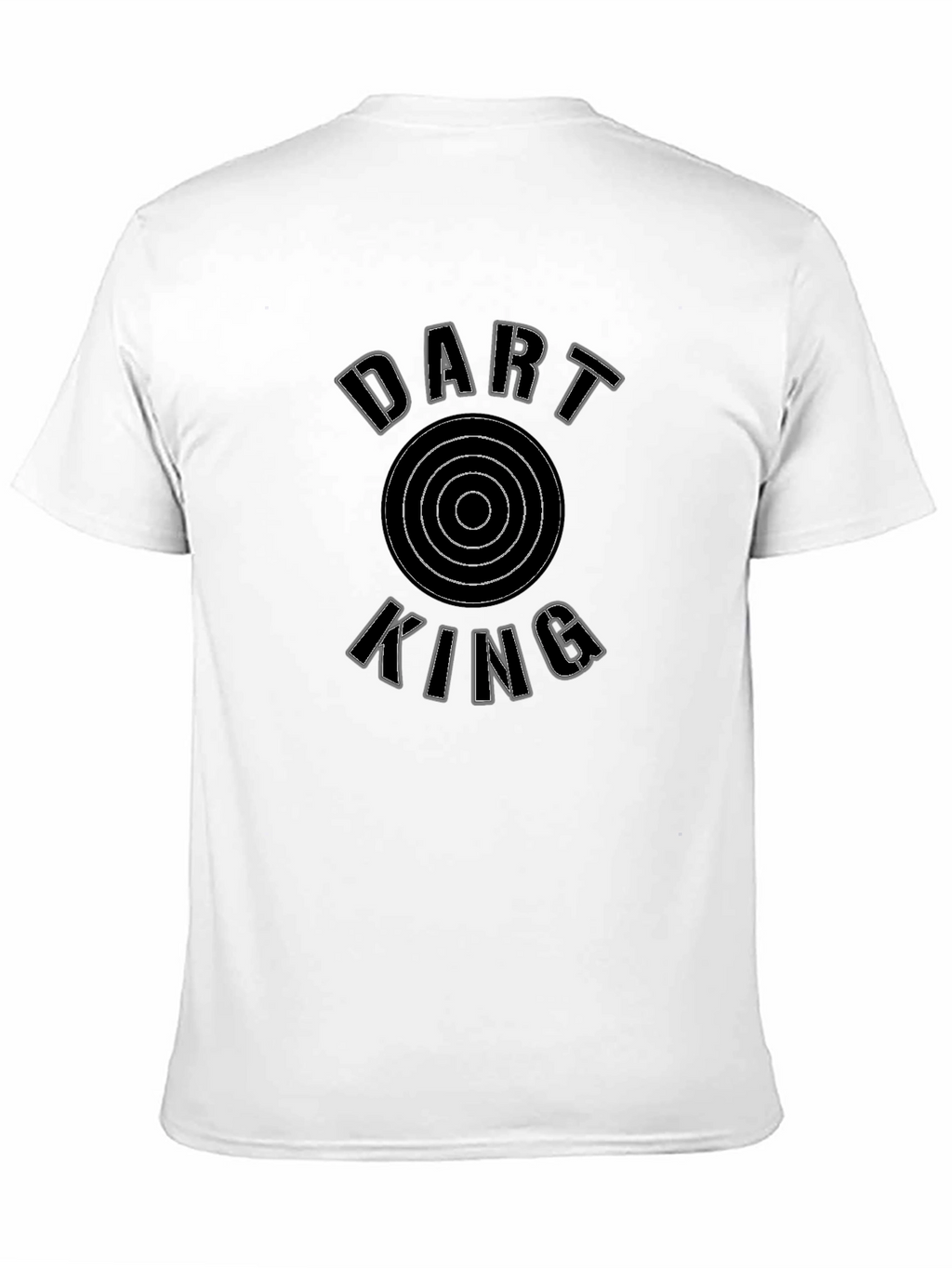 Dart King Black T-Shirt for Men