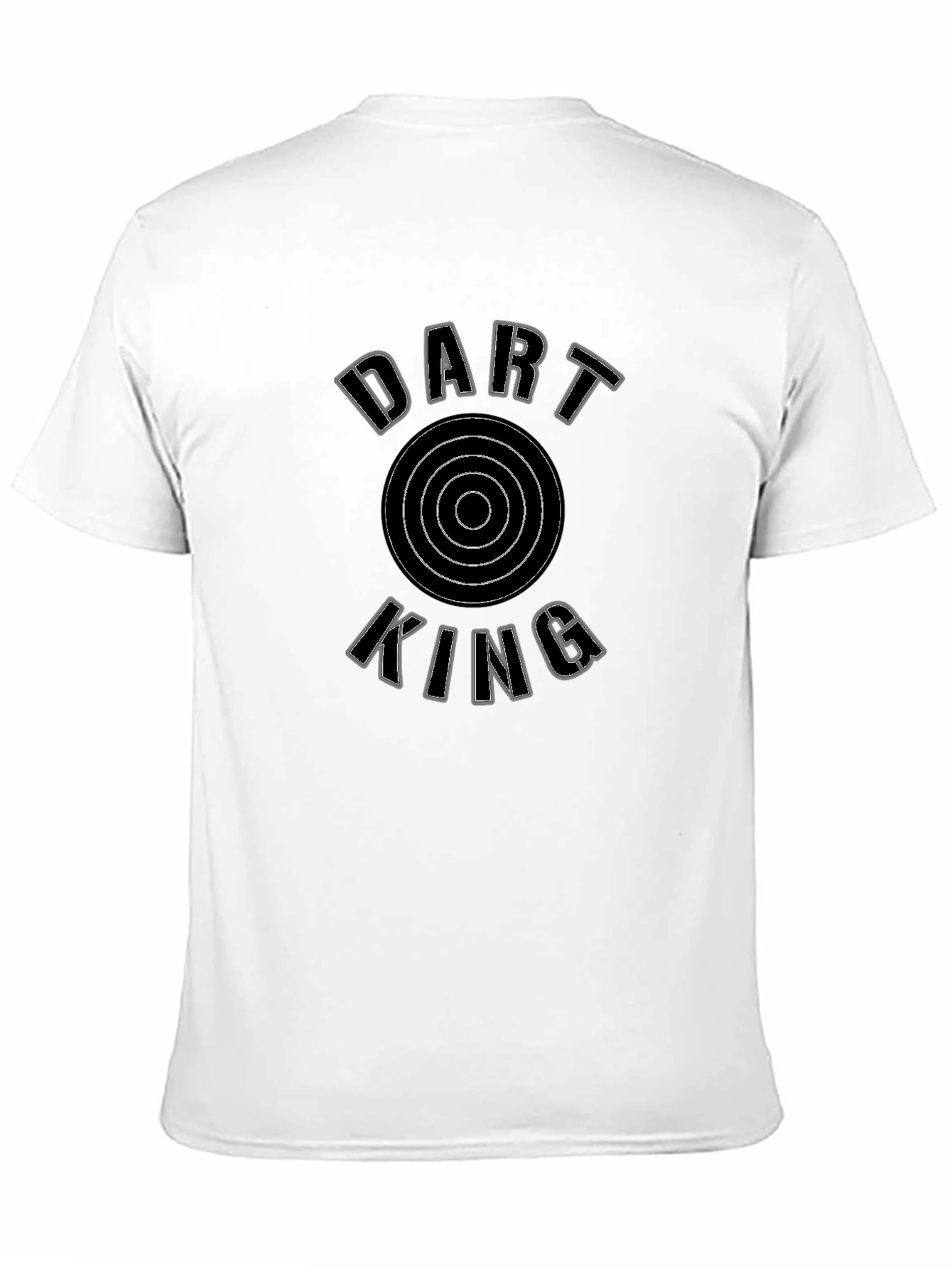 Dart King Black T-Shirt for Men