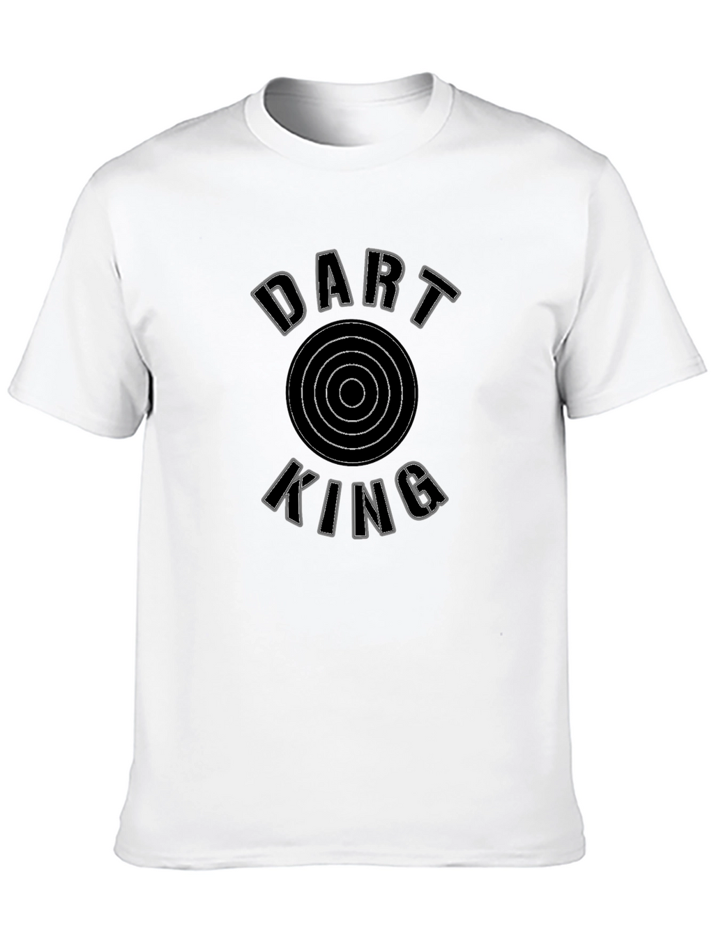 Dart King Black T-Shirt for Men